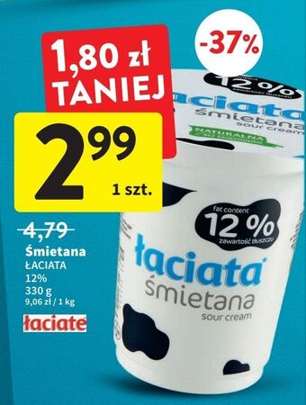 Intermarche Śmietana 12 % łaciata oferta