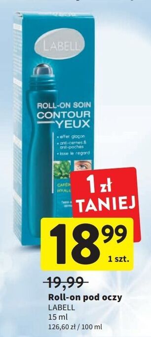 Intermarche Roll-on pod oczy labell oferta