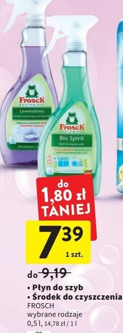 Intermarche Spray do mycia okien bio spirit frosch oferta