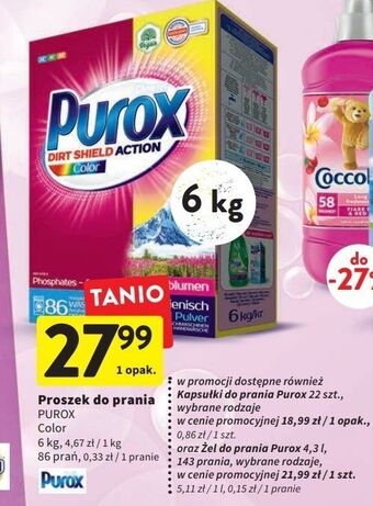 Intermarche Proszek do prania color purox oferta