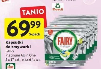 Intermarche Tabletki do zmywarek lemon fairy platinum oferta