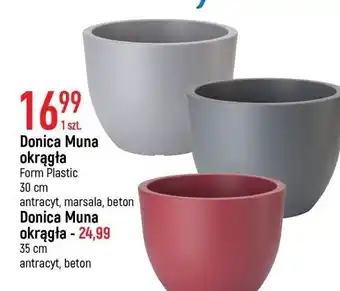 E.Leclerc Doniczka muna 30 cm beton form-plastic oferta