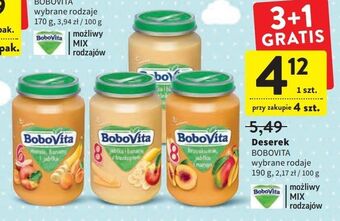 Intermarche Deserek brzoskwinie jabłko i mango bobovita oferta