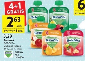 Intermarche Mus morele z jabłkiem i gruszką bobovita oferta
