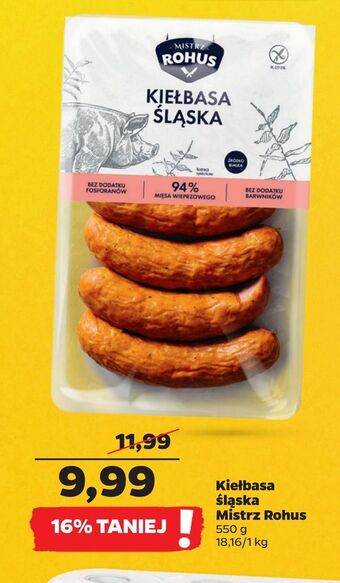 Netto Kiełbasa śląska mistrz rohus oferta