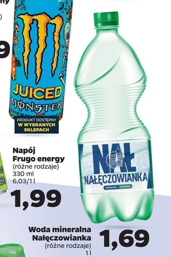 Netto Woda mineralna nałęczowianka oferta