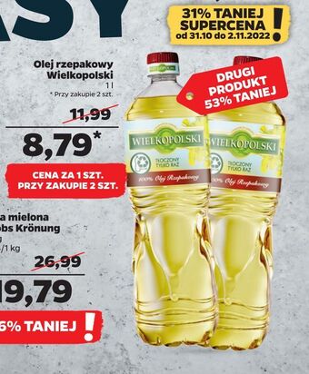 Netto Olej rzepakowy wielkopolski oferta