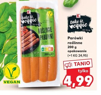 Kaufland Parówki roślinne k-take it oferta