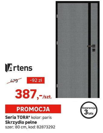 Leroy Merlin Skrzydło drzwiowe artens oferta