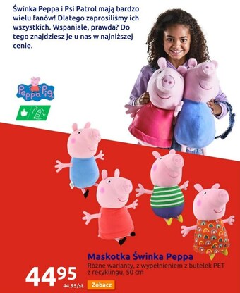 Action Maskotka świnka peppa oferta
