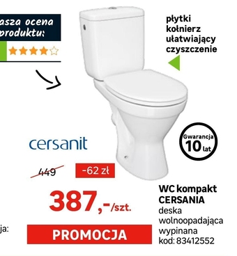 Leroy Merlin Kompakt wc cersanit oferta