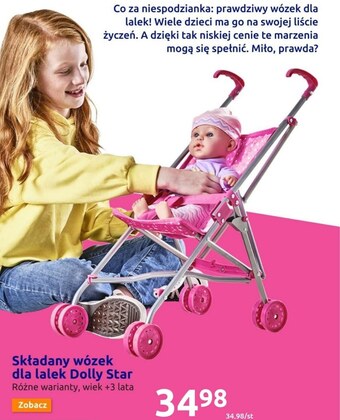 Action Wózek dla lalek dolly star oferta