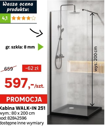Leroy Merlin Kabina prysznicowa oferta