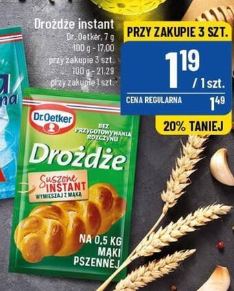 Polomarket Dr. Oetker Drożdże instant 7g oferta