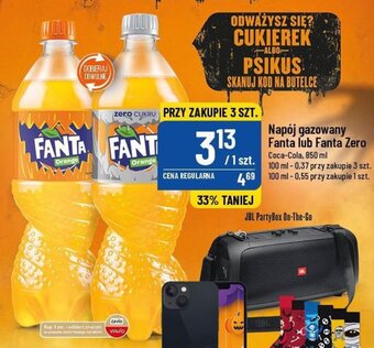 Polomarket Coca-Cola company Napój gazowany Fanta lub Fanta Zero 850 ml oferta