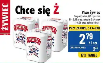 Polomarket Grupa Żywiec Piwo Żywiec 500 ml puszka cena za 1 sztukę oferta