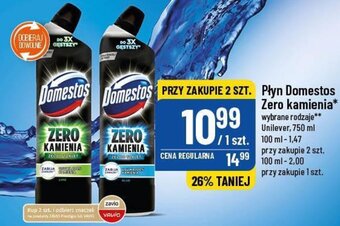 Polomarket Unilever Płyn Domestos Zero kamienia 750 ml oferta
