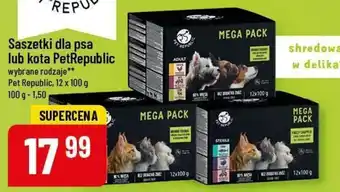 Polomarket Pet Republic 12 x 100 g saszetki dla psa lub kota oferta