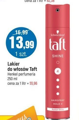 E.Leclerc Lakier do włosów ultra strong taft shine oferta