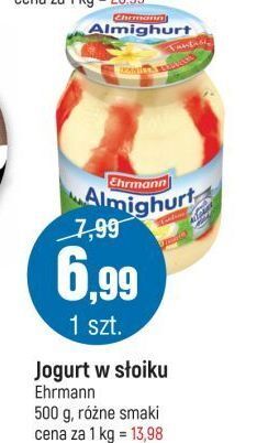 E.Leclerc Jogurt wanilia + truskawka ehrmann oferta