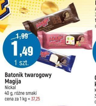 E.Leclerc Batonik z masy twarogowej o smaku waniliowym magija oferta