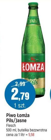 E.Leclerc Piwo łomża jasne (dawniej export) oferta