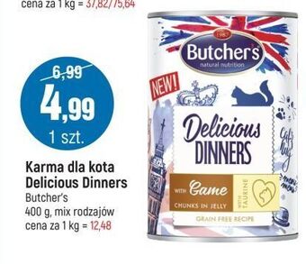 E.Leclerc Karma dla kota z dziczyzną butcher's delicious dinners oferta
