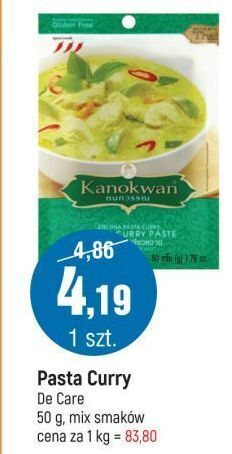 E.Leclerc Pasta curry zielona kanokwan oferta