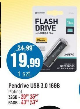 E.Leclerc Pendrive 64 gb platinet oferta