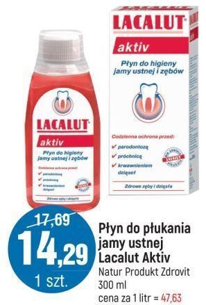 E.Leclerc Płyn do higieny jamy ustnej lacalut aktiv oferta