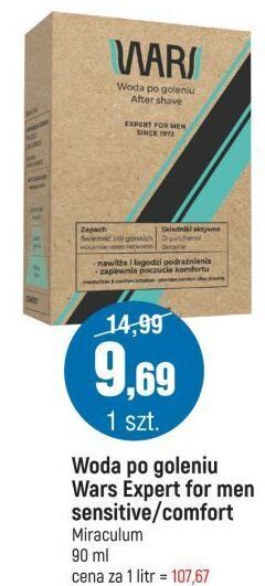 Woda po goleniu wars sensitive