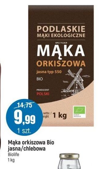 E.Leclerc Mąka orkiszowa jasna podlaskie mąki ekologiczne oferta