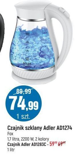E.Leclerc Czajnik ad 1274 adler oferta