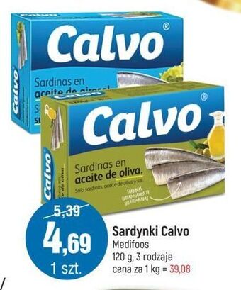 E.Leclerc Sardynki w oleju calvo oferta