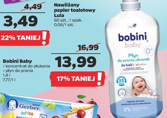 Netto Koncentrat do płukania ubranek niemowlęcych i dziecięcych bobini baby oferta