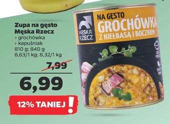 Netto Zupa kapuśniak z kiełbasą i boczkiem stoczek męska rzecz oferta
