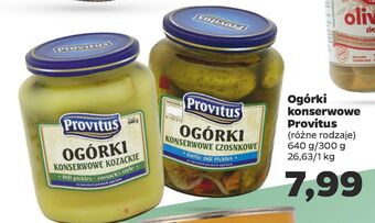 Netto Ogórki konserwowe czosnkowe provitus oferta