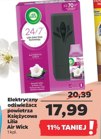 Netto Urządzenie + wkład księżycowa lilia otulona satyną air wick freshmatic oferta