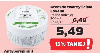 Netto Krem pielęgnacyjny lovena oferta