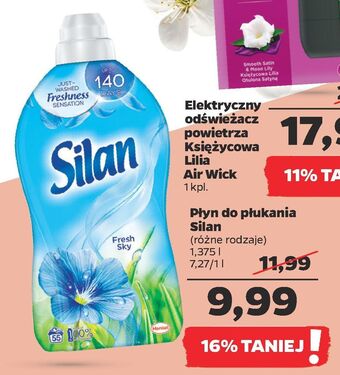 Netto Płyn do płukania fresh sky silan classic oferta