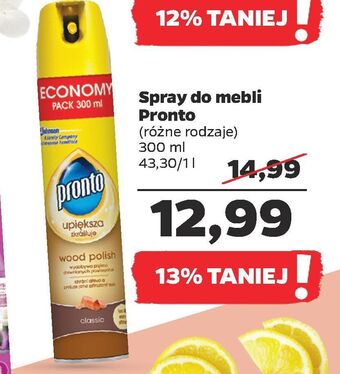 Netto Spray do mebli classic pronto wood polish oferta