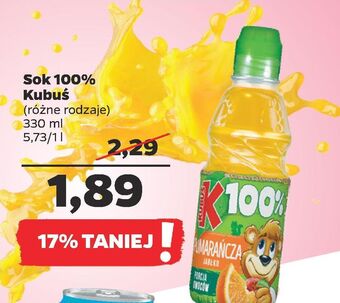 Netto Sok pomarańcza-jabłko kubuś 100% oferta