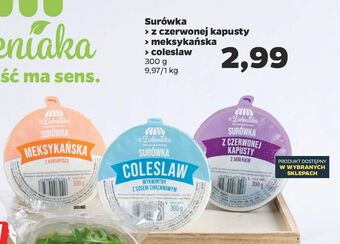 Netto Surówka z czerwonej kapusty z zieleniaka netto oferta