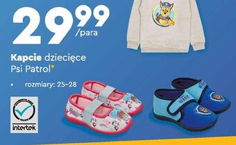 Biedronka Kapcie psi patrol oferta