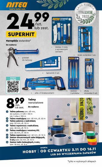 Biedronka Ściski stolarskie niteo oferta