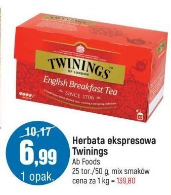 E.Leclerc Herbata twinings english breakfast tea oferta
