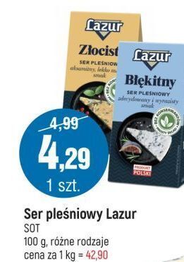 E.Leclerc Ser pleśniowy błękitny lazur oferta