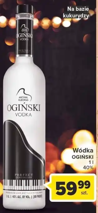 Carrefour Ogiński wódka 1l oferta