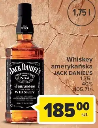 Carrefour Jack Daniel's whisky 1,75l oferta