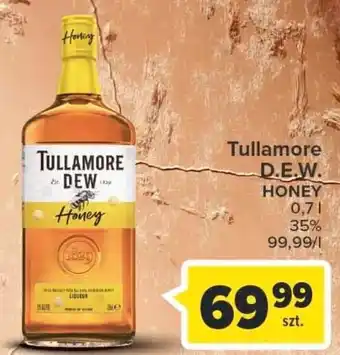 Carrefour Tullamore D.E.W. honey 0,7l oferta